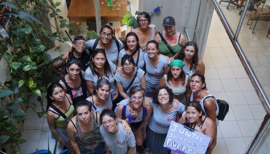 Movilización junto a Encuentro de Mujeres Autogestionadas